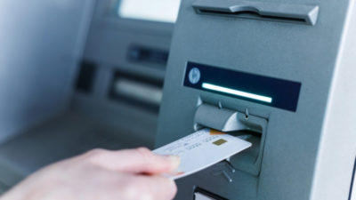 Bargeldabhebungen an Geldautomaten